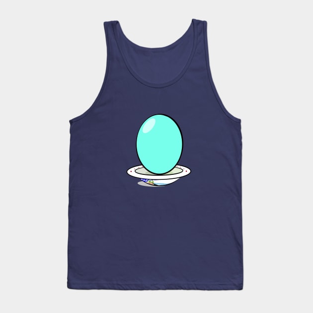 Lucky Torquoise Local Indonesian Salted Egg Tank Top by Art_Ricksa